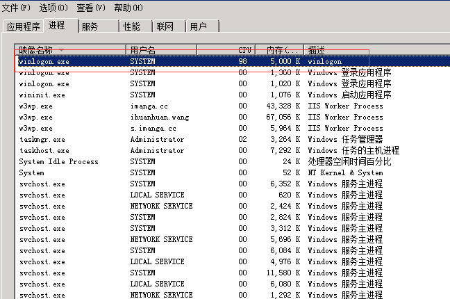 木馬第一步偽裝winlogon